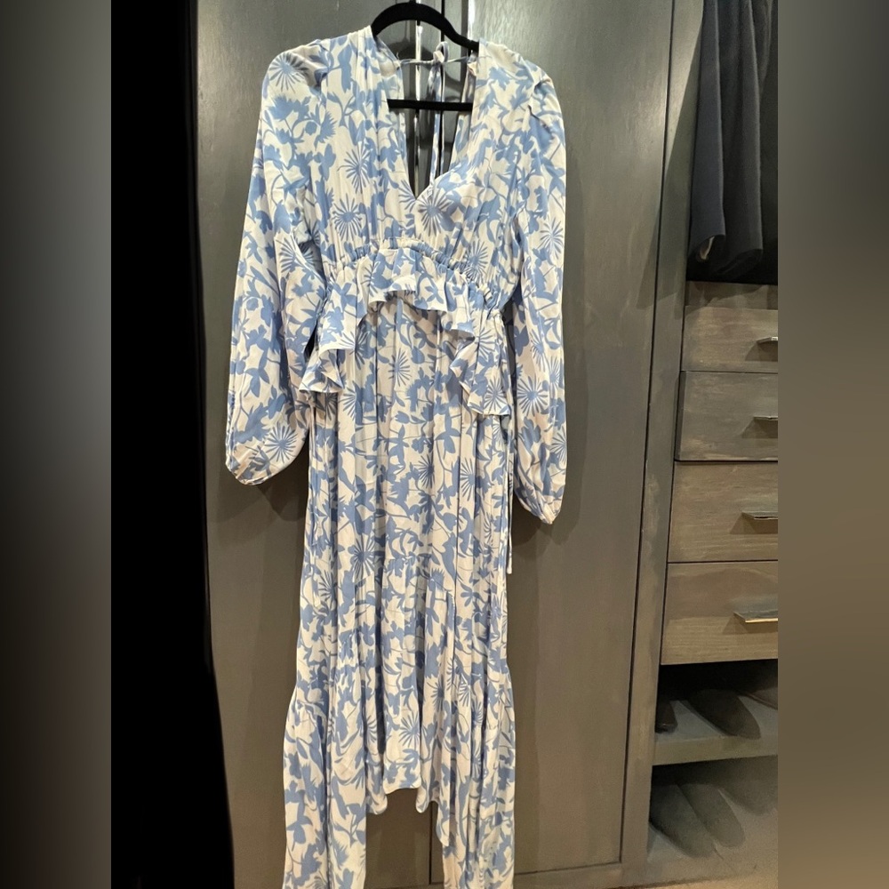 YAS maxi hi lo dress size XS